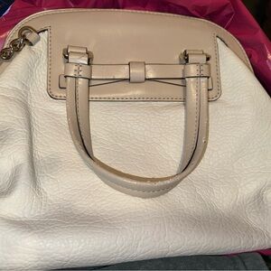 Kate Spade Cream and Tan Satchel AS IS Rehab Bag